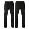 Männer Jeans Loch Hellblau Italien Marke Mann Lange Hosen Hosen Streetwear Denim Skinny Slim Gerade Biker Jean