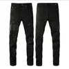 Jeans Masculino Buraco Azul Claro Itália Marca Homem Calças Compridas Streetwear denim Skinny Slim Straight Biker Jean