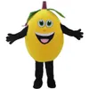 2019 Rabatt Fabrik gelbe Zitrone Maskottchen Kostüme Obst Maskottchen Kostüme Halloween Kostüme Chirstmas Party Erwachsene Größe Fancy 267M