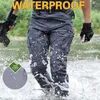 Calças masculinas militares urbanas táticas de combate à prova d'água macacão casual de treinamento para caminhada