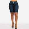 Women's Shorts Sexy Fashion Women Ladies Denim Skinny High Waist Stretch Bodycon Jeans Slim Knee Length Short 230713