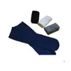 Men'S Socks Wholesale-Sock Long 20Pairs/Lot Men Stockings Tra-Thin Bamboo Fibre .Colors Black White Blue Gray Drop Delivery Apparel Dhmqw