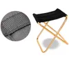 Tabouret pliable portable Chaise en aluminium de pêche Camping en plein air Chaises de pique-nique Tabourets pliants Chaise de plage Facile à transporter Chaises de poche légères
