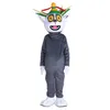 Traje da mascote do rei de halloween madagascar desenho animado de alta qualidade lemuróide lemuróide personagem de anime carnaval de natal fantasia264j