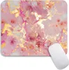 Tapis de souris en marbre rose doré personnalisé tapis de souris texturés de qualité supérieure conception tapis de souris d'ordinateur à base en caoutchouc antidérapant 9.7x7.9 In