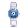 Small Daisy Jelly Watch Students Girls Cute Cartoon Chrysanthemum Silicone Watches Pin Buckle Delicate Wristwatches282b