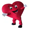 Acquista Factory Outlet Red Love Heart Mascot Costume Fancy Party Dress Formato Adulto Nave 287I