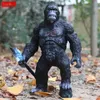 Action Toy Figures OozDec Gorilla King Kong Toys Warrior Fight Mode PVC Animals Model Decoration Role Playing Story Kids Gift 230714