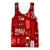 Men's Tank Tops CAVVING 3D Printed Coke Harajuku Vest Summer Undershirt Shirts Streetwear For Men/women