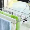Wieszaki wielofunkcyjne ubrania Suszanie stojak na pralnię ze stali nierdzewnej wieszak do wiszących ręczników Buty