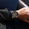 Curren Mens Watches Top Brand Big Sport Watch Luxury Men Military Steel Quartz Wrist Chronograph Gold Design Man Clock P230713