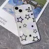 Otwn Korean Cute Mitue Y2K Star Transparent Chase для iPhone 14 13 12 11 Pro Max X. 7 8 Plus Shockper Soft Covers Back Funda L230619