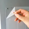 Planplatte, transparenter weißer Acryl-Magnetkalender für den Kühlschrank. Inklusive 6 Markern und großem Radiergummi, Monatsplan, magnetischem Wochenkalender für den Kühlschrank,