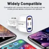 53W Snabbbil Charger Adapter 4 Ports TE-P49 PD 20W PD18W QC3.0 USB-C Type-C Car Chargers 3.1A Snabbladdning för iPhone 15 14 13 12 11 SAMSUNG S23 Ultra Cell Phone OEM