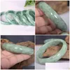 Jewelry Bangle Genuine 5664Mm Green Jade Jadeite Bracelet Real Natural A Jadebangle Drop Delivery Baby Kids Maternity Accessories Dhiz6