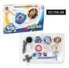 4D Beyblades TOUPIE BURST BEYBLADE SPINNING TOP XD168-5 Metal Fight Metal 4D With Launcher Handle Toys Gifts For Kids R230715