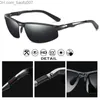 Zonnebril Hoge kwaliteit aluminium magnesium heren gepolariseerde zonnebril outdoor bril sport zonnebril rijden Oculos gafas de sol hombre Z230714