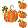 Ensembles de vaisselle Accessoires Boucle de serviette Boucles de dessin animé Thanksgiving Pumpkin Ring Fermoirs Décorations de table