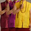 Ubranie etniczne lamaizm kostium tybetański buddyzm mnich ubrania letnie jedwabne rękawie oddychające 2023