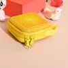 Duffel Bags Small Storage Bag Tinplate Tin Box Coin Jewelry Case Gift Fruit Printing Pouch Travel Earphone