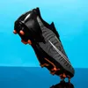 Foots Shoes Football Boot Мужские TF/FG Blue High Top Non Slip Outdoor Football Boots Мужские и женские футбольные обувь 230714