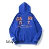 Nya 2023 herrtröjor Sweatshirts Designer Galery Depts Gary Painted Graffiti använde brev tryckta löst casual modemärke män hoodie