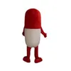 Capsula pillola rossa e bianca Costumi mascotte Personaggio dei cartoni animati Adulto Sz Immagine reale al 100% 22 alta qualità191E
