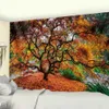 Tapisseries paysage imprimé tapisserie scène décor à la maison Hippie bohème chambre décor Mandala yoga tapis canapé couverture drap de lit