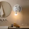 Wandlamp Nordic Dieren Hars Hondenkop Verlichtingsarmaturen Badkamer Slaapkamer Schansen Lampen Woonkamer Deco E14 Led