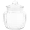 Dinnerware Sets Containers With Lids Storage Bottle Sealed Glass Jars Airtight Lid Kitchen Household Pickle Desk Tea