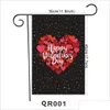 Bannerflaggor 30x45 cm Valentines Day Garden Banners Polyester Flag Holiday Atmosphere Decedisering VTKY2174 Drop Delivery Home Dhzao