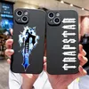 İPhone 12 için Trapstar Telefon Kılıfı 11 Pro XS MAX XR 7 8 PLUS İPhone 14 Pro Max 13 Mini SE20 Kapak Fundas Para L230619 için Yumuşak Silikon