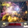 Tapestries Space Planet Psychedelic Scene Home Art Decorative Tapestry Witchcraft Tapestry Hippie Bohemia Decorative Mandala Sheet R230713