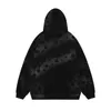 Men's Hoodies Sweatshirts Hip Hop Tie-dyed Zip Up Hoodie Jacket Y2K Star Graphic Printed Zipper Sweatshirt Autumn Casual Loose Hoodies Coat Clothing 230714