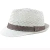 Wide Brim Hats Bucket HT3136 Fashion Parentchild Summer Hat Fedoras Breathable Straw Men Women Beach Cap Kids Trilby Fedora Jazz 230713