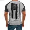 Heren T-shirts Eenvoudige kleding Heren Zomer Mode Casual Fasten 3D Digital Back Printing T-shirt T-shirts Grote en lange heren Wijn T-shirt Heren L230713