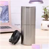 Tumblers 14Oz Blank Sublimation Straight Heat Tansfer Coffee Mugs Double Wall Stainless Steel Vacuum Flack Beer Vt1775 Drop Delivery Dhl1R