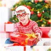 Décorations De Noël 2023 Ans P O Props Happy Party Feutre Tissu Lunettes Cadre Pour Adts Enfants Drop Delivery Home Garden Festive S Dh6Xu