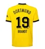24 25 Maglie da calcio Dortmunds Borussia F.Nmecha Kamara Shirt calcistica di calcio 110th Haller Reus Neongelb Hummels Brandt Hazard Yeyna Bellingham Men Kit Kit Special