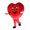 2019 factory red heart love mascot costume LOVE heart mascot costume can add logo303x
