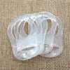 Baby Teethers Toys Chenkai 50pcs Transparent Silicone Mam Ring DIY Baby Pacifier Dummy NUK Clear Adapter O Rings Holder Chain Toy Accessories 230714