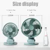 Elektrische ventilatoren Nieuwe 360 USB Clip Fan Cooling Mini Fan Portable Speed Super Mute Cooler voor Office Desktop Cool Fans Car Home Travel Gadgets