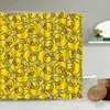 Rideaux de douche petit canard jaune mignon Animal rideau de douche dessin animé jouet pour enfants garçons et filles salle de bain écran étanche envoi crochet 230714