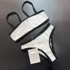 Designer-Damen-Bademode, gestrickter Badeanzug, hoher Luxus-Bikini, C-Buchstabe, Diamant-Nähte, sexy, einteiliger Badeanzug, zweiteiliger Bikini