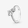 Novos anéis de prata esterlina 925 amor coração brilhante linhas polidas anel de noivado anel de casamento luxo mulheres joias presente l230704