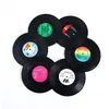 Matten Pads Vinyl Record Disk Coaster Voor Drankjes Hittebestendig Antislip Home Decor Creative Cup Tafel Mat Drop Levering Tuin Kitch Dhx5H