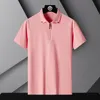 Herrpolos Korea Style Solid Brand Fashion Polo Shirts Short Sleeve Men's Black White Summer Breattable Tops Tee Oversize 4xl 230713