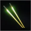 Chopsticks Led Glowing Light Reusable Sushi Lightup Unique Gifts For Men Drop Delivery Home Garden Kitchen Dining Bar Flatware Dhfe9