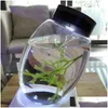 Led Rave Toy Closed Aquatic Ecosystem With Revoing Base No Need to Change Water/Feed 230710 Drop Delivery Toys Gifts Lighted Dho16