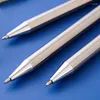 Stainless Steel Ballpoint Pens Laser Engraving Name Custom Logo Business Advertising Gift School Supplies Office Stationery